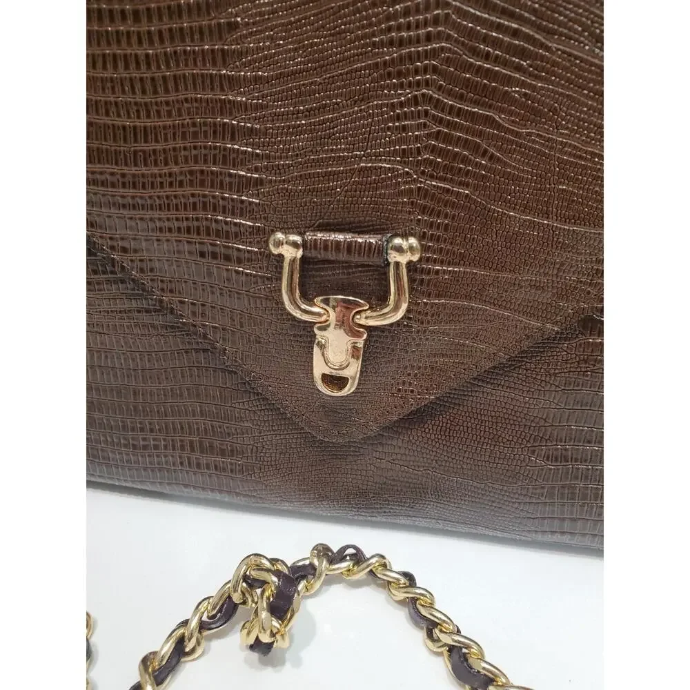 Vintage Croc Print Classy Purse